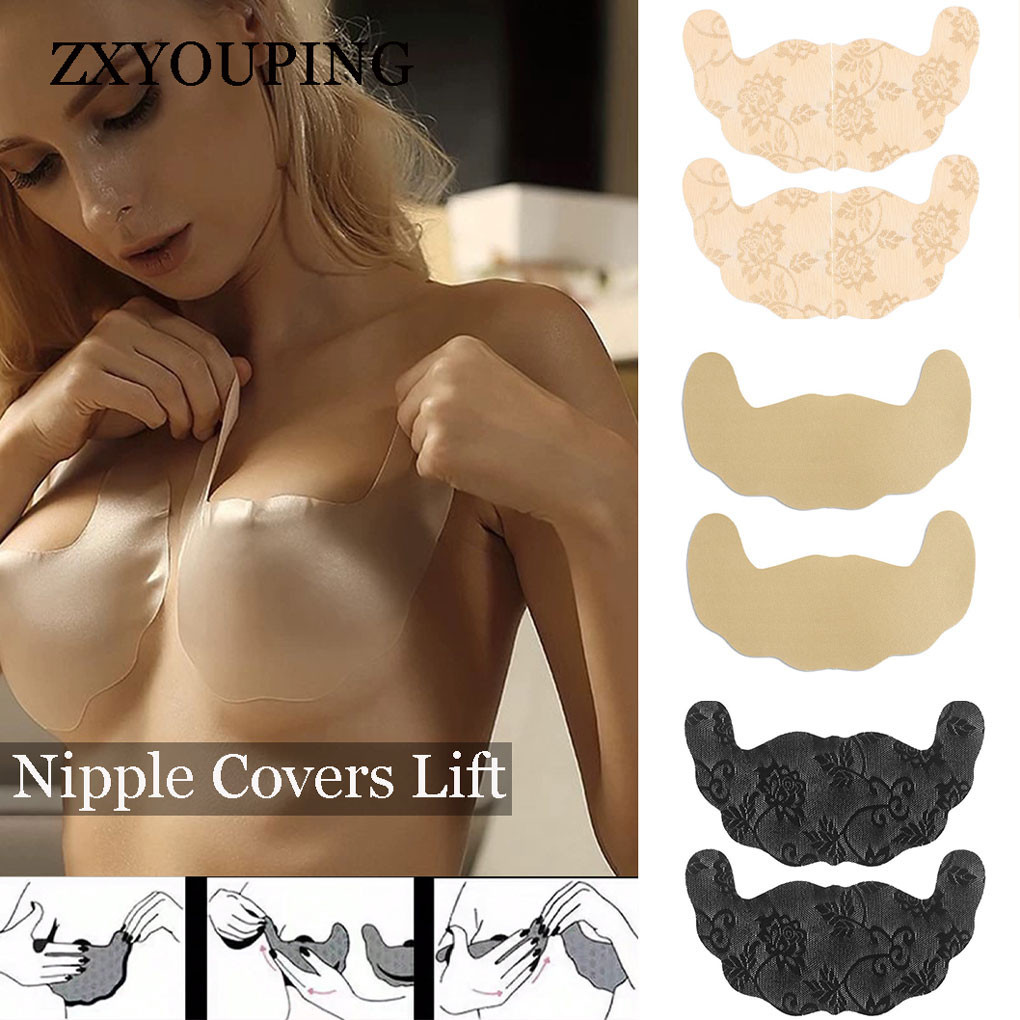 Silicone Bra Adhesive - 5 Paar Kanten Tepelhoes Zelfklevende Borstlift