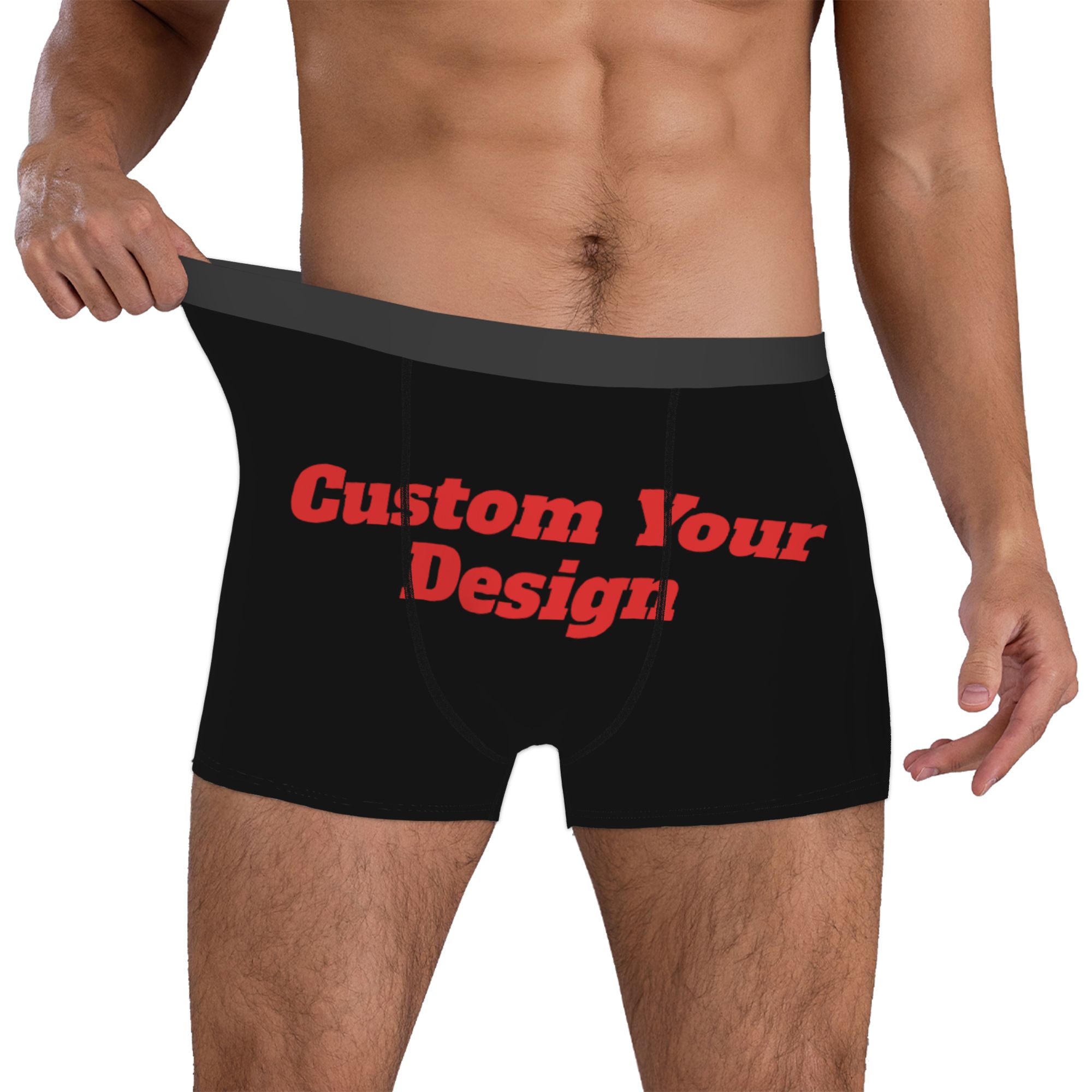 Boyshort Underwear - Op maat gemaakt, uw foto-logo-tekst, ondergoed,