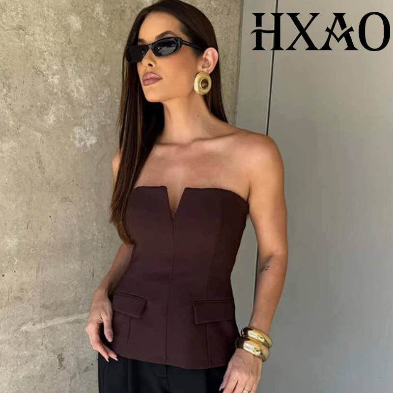 Strapless Bra Backless - HXAO Strapless Tube Top Vrouwen Corset