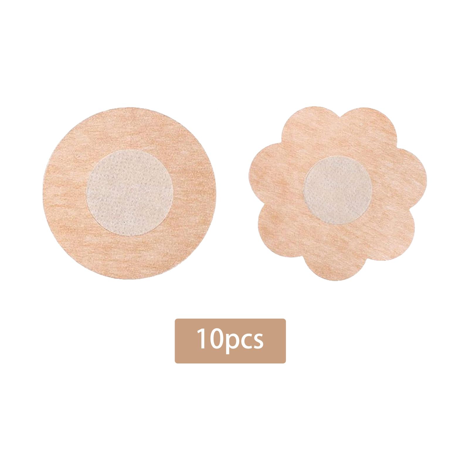 Nipple Cover Pasties - 10 stuks borstpasties bloemvormig onzichtbaar rugloos