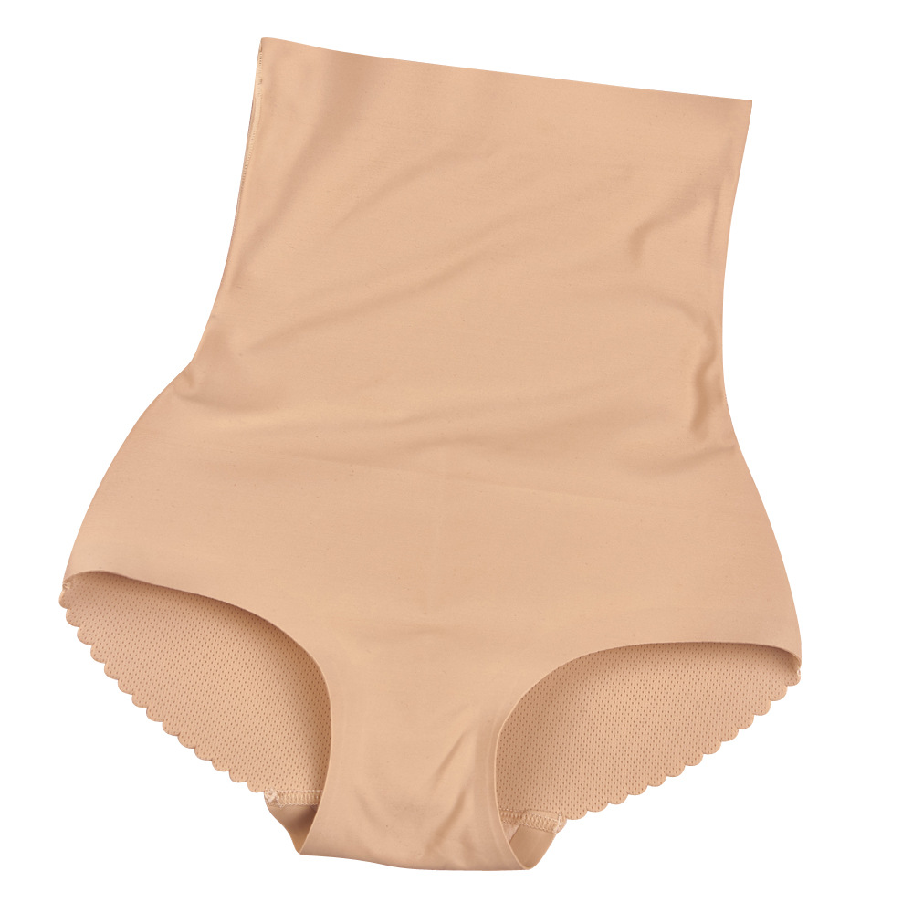 Seamless Underwear Women - High-waist corrigerende slip met bilverhogende pads,