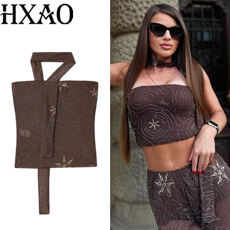 Strapless Bra Backless - HXAO Corset Crop Tops Voor Vrouw