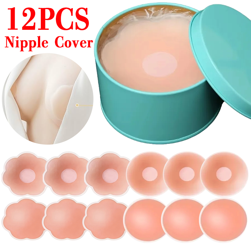 Nipple Cover Pasties - 6/12 stuks onzichtbare zelfklevende borstplakkers herbruikbare