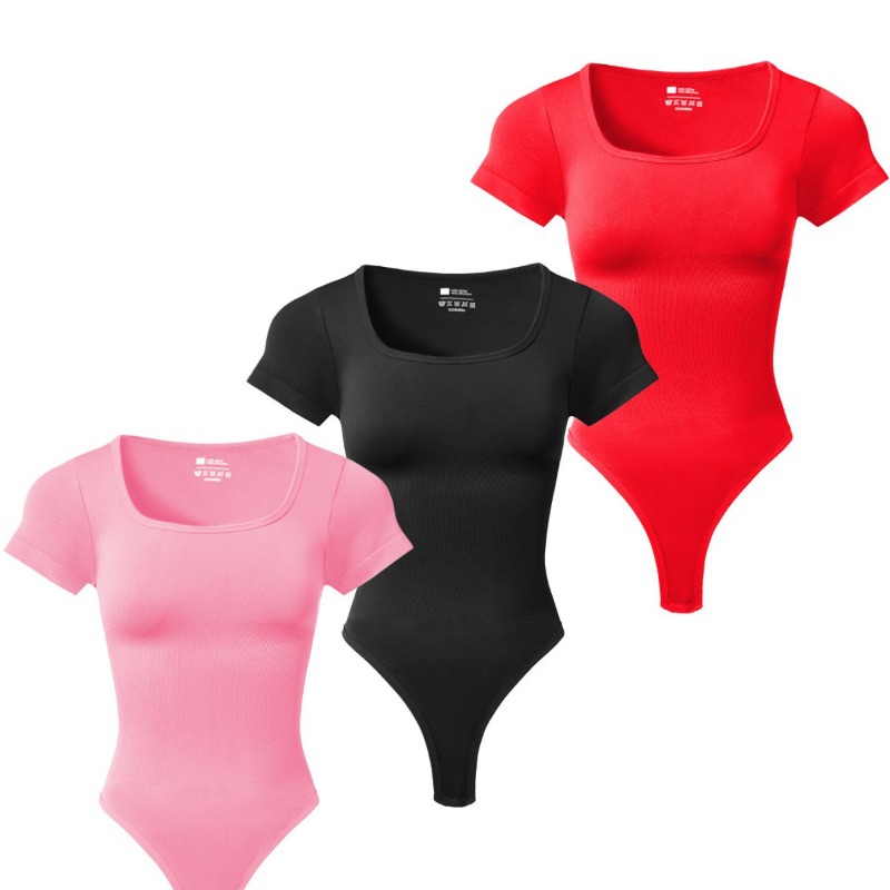 Shapewear Bodysuit Firm - Plus size dames bodysuit met vierkante