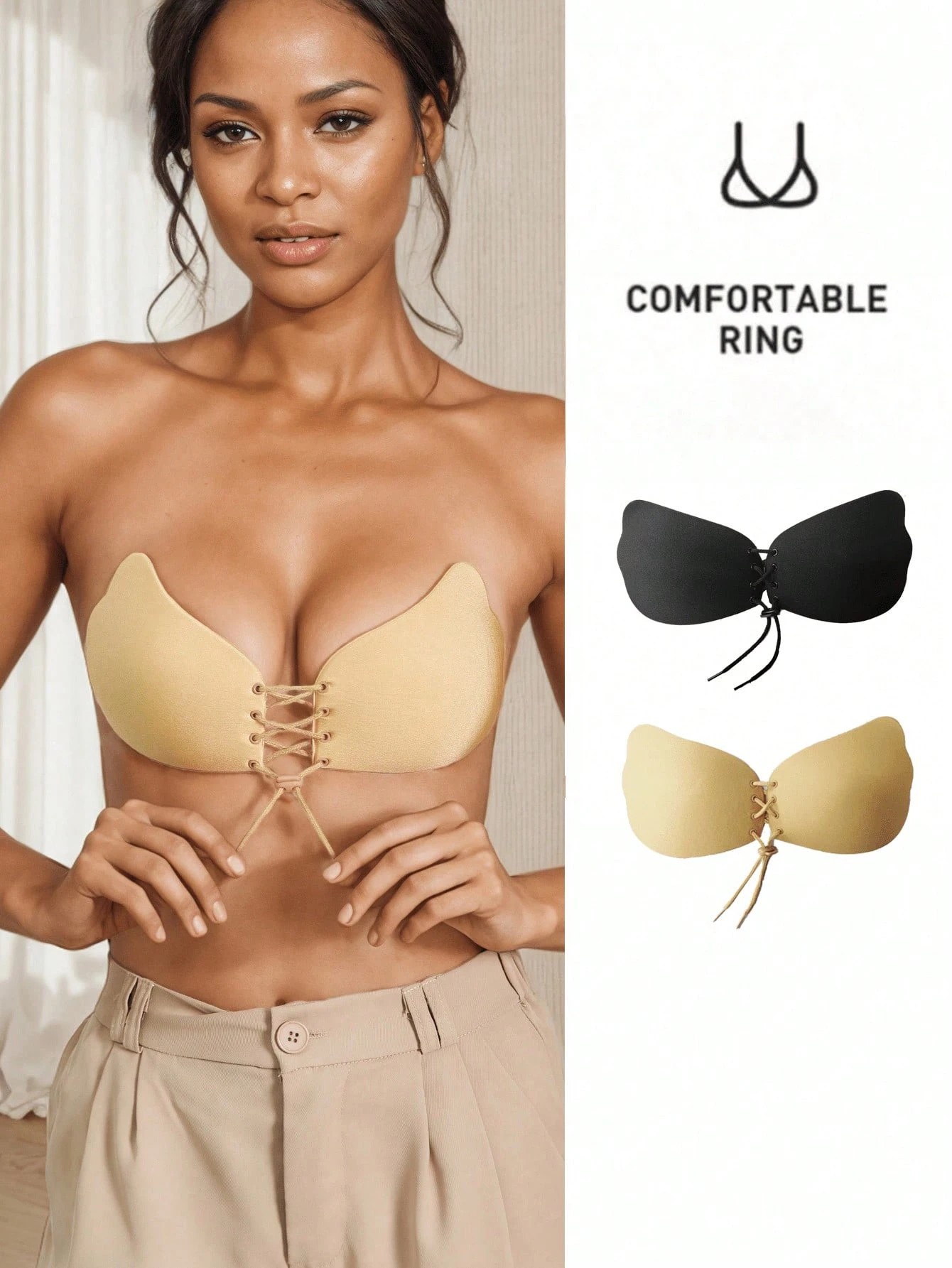 Strapless Bra Backless - 1-delige kleverige bh, strapless bh zonder