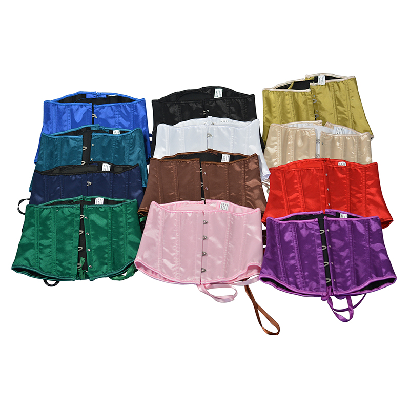 Corset Waist Cinch - 2025 Vrouwen Satijnen Underbust Corset Afslanken