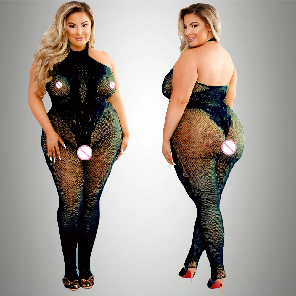 Bodystocking Fishnet - 2024 Plus Size Bodystocking Hot Body