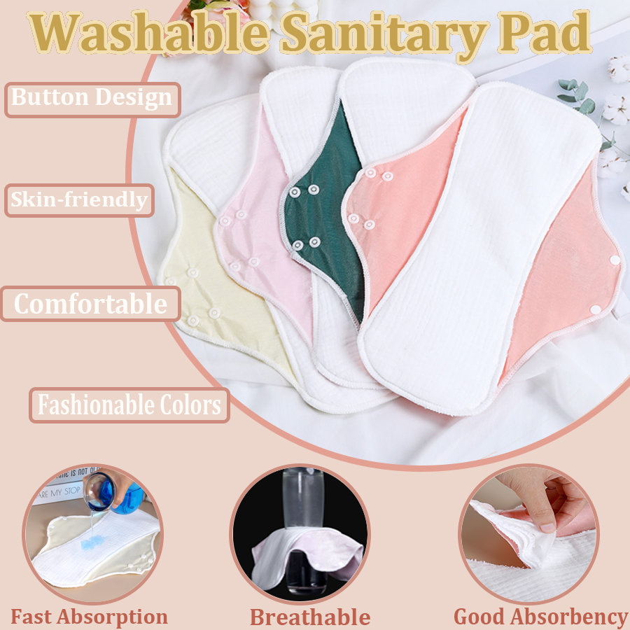 Period Panty Absorbent - 1pc wasbare maandverband voor dames, herbruikbare