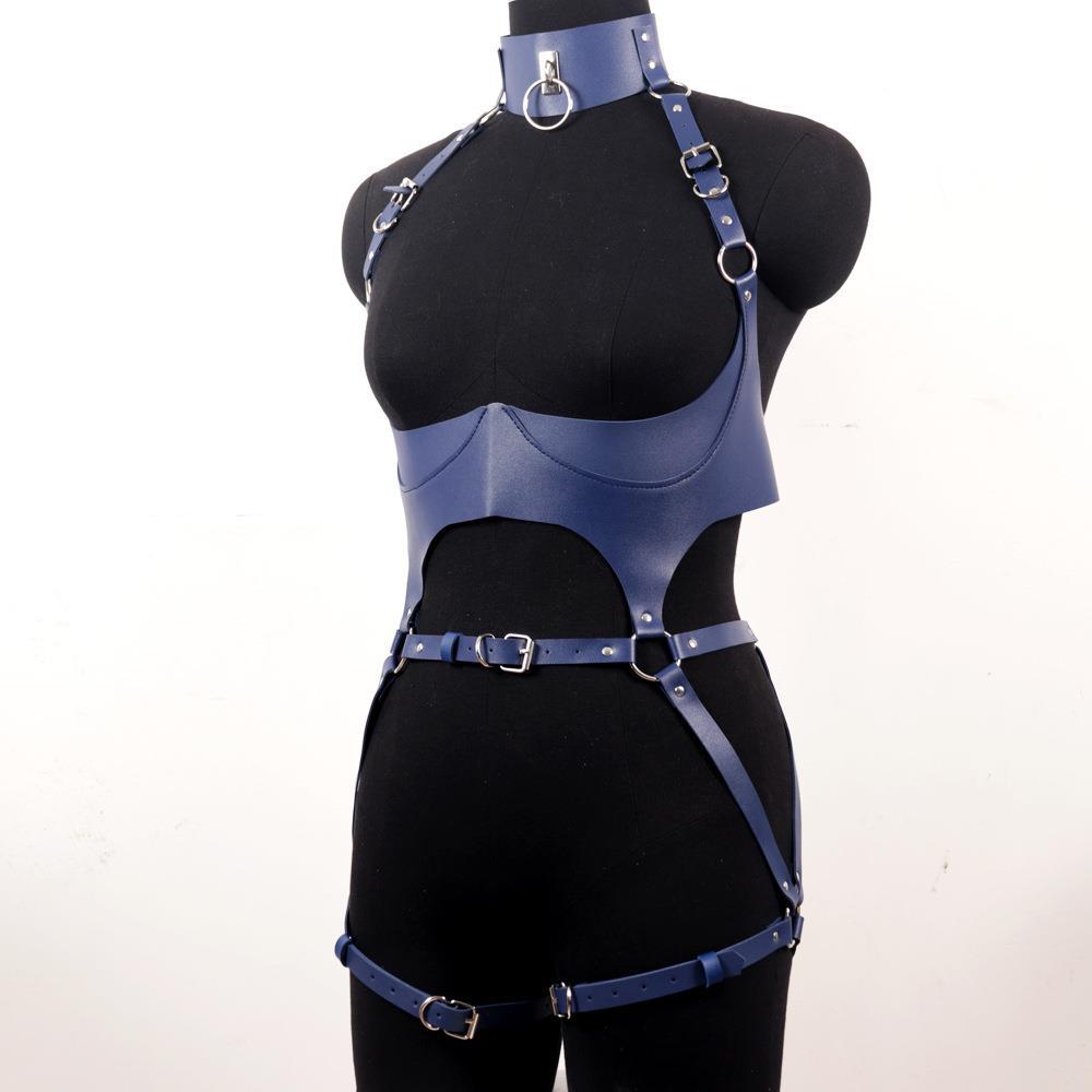 Vrouwen lederen harnas sets se - Garter Belt Set recensie en prijs