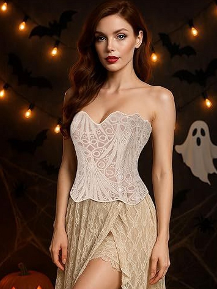Kant Vrouwelijke Corset Top Vr - Cami Top Lace recensie en prijs