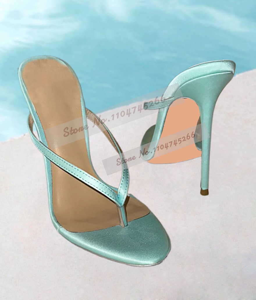 Lichtgroen Satijn Clip Toe Hog - Slip Dress Satin recensie en prijs