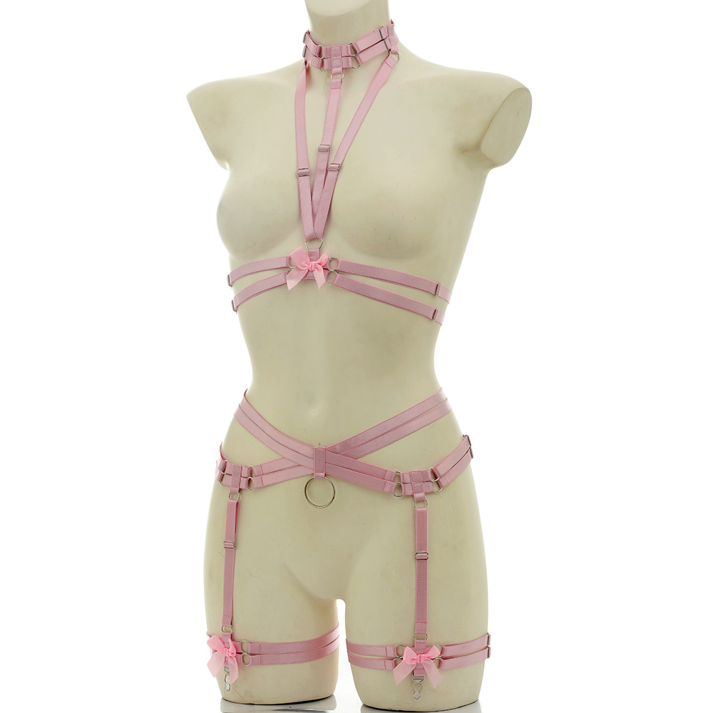 Elastische bondage harnas riem - Garter Belt Set recensie en prijs