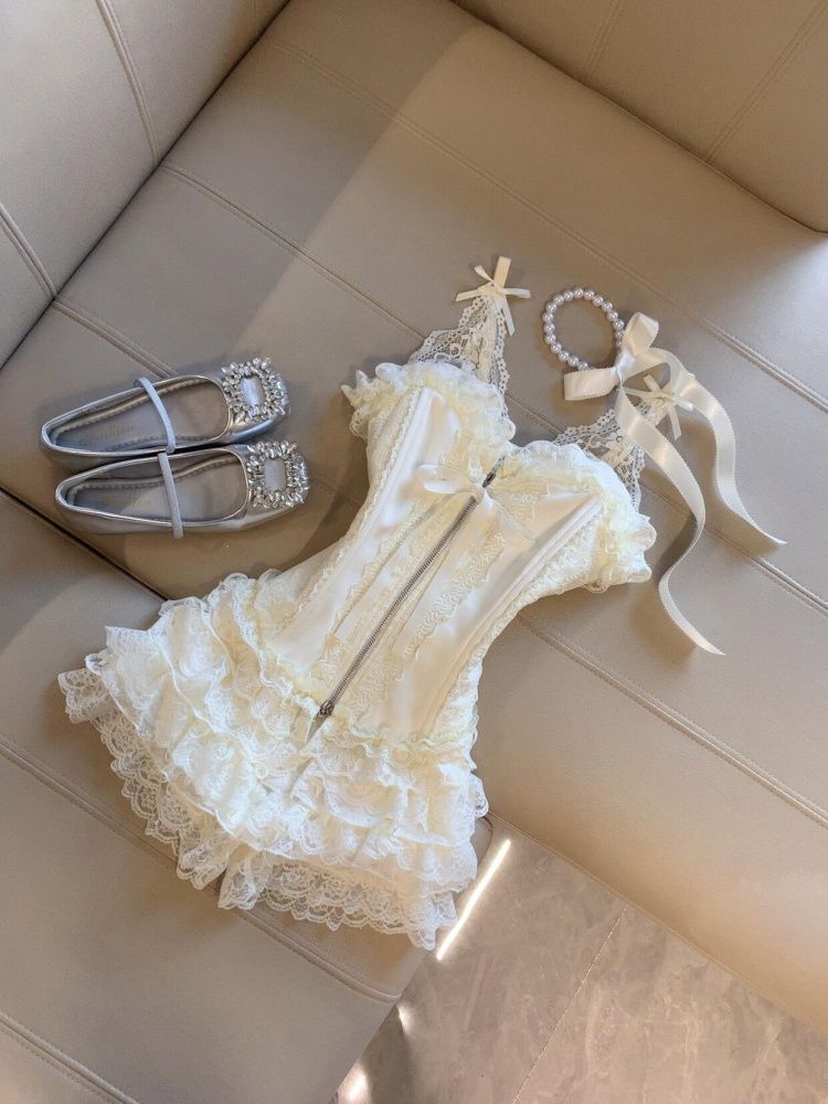 Schattig kant bustier top met  - Cami Top Lace recensie en prijs