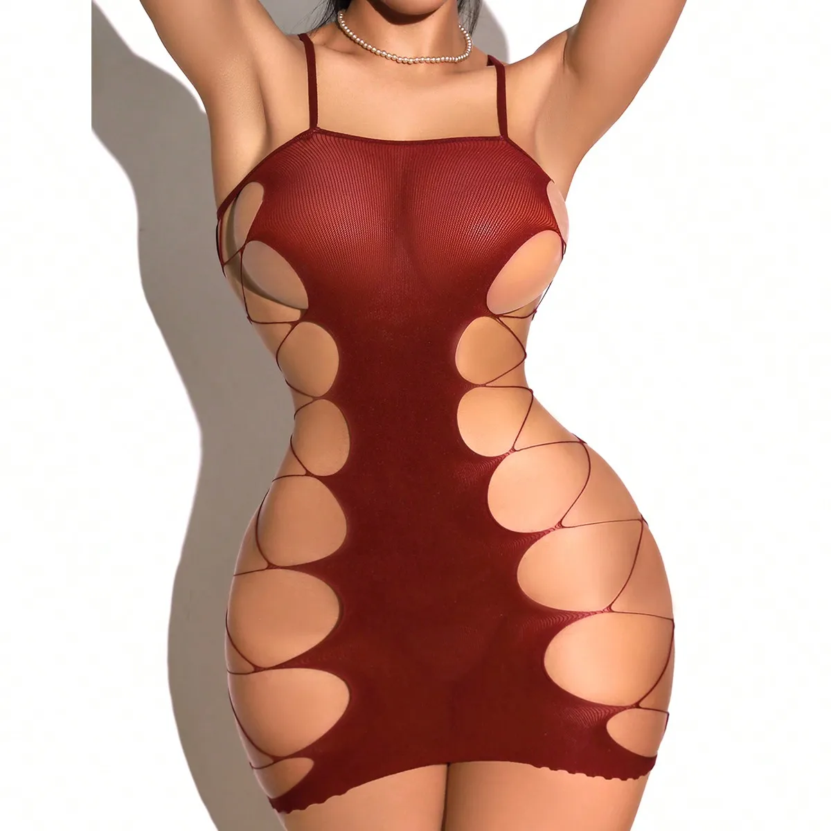 Nieuwe mode dames body kousen  - Bodystocking Fishnet recensie en prijs