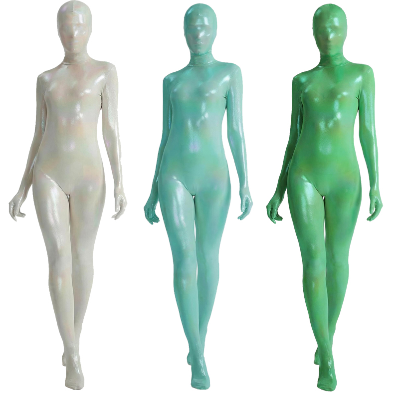 Dames Glanzende Gradient Zenta - Shapewear Bodysuit Firm recensie en prijs