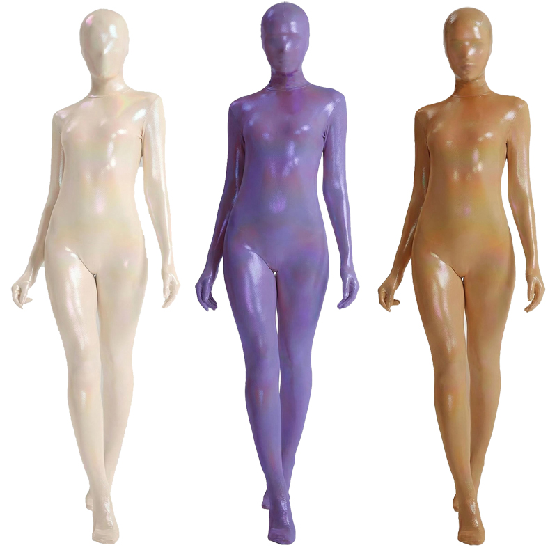 Dames Glanzende Gradient Zenta - Shapewear Bodysuit Firm recensie en prijs