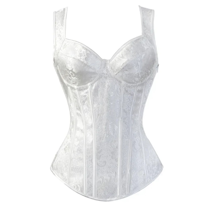 Dames corsettop met bloemenpri - Shapewear Bodysuit Firm recensie en prijs