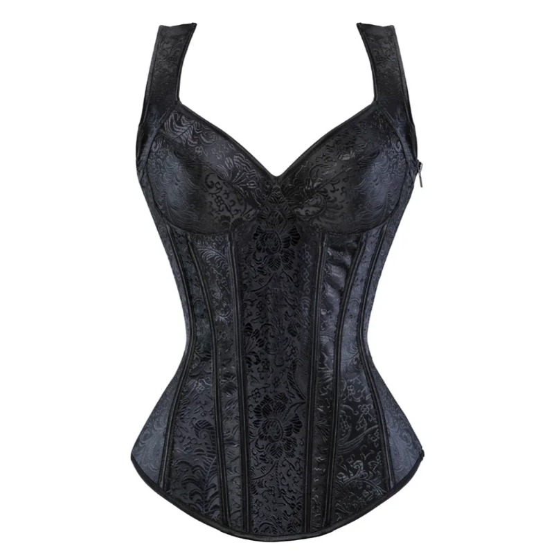 Dames corsettop met bloemenpri - Shapewear Bodysuit Firm recensie en prijs