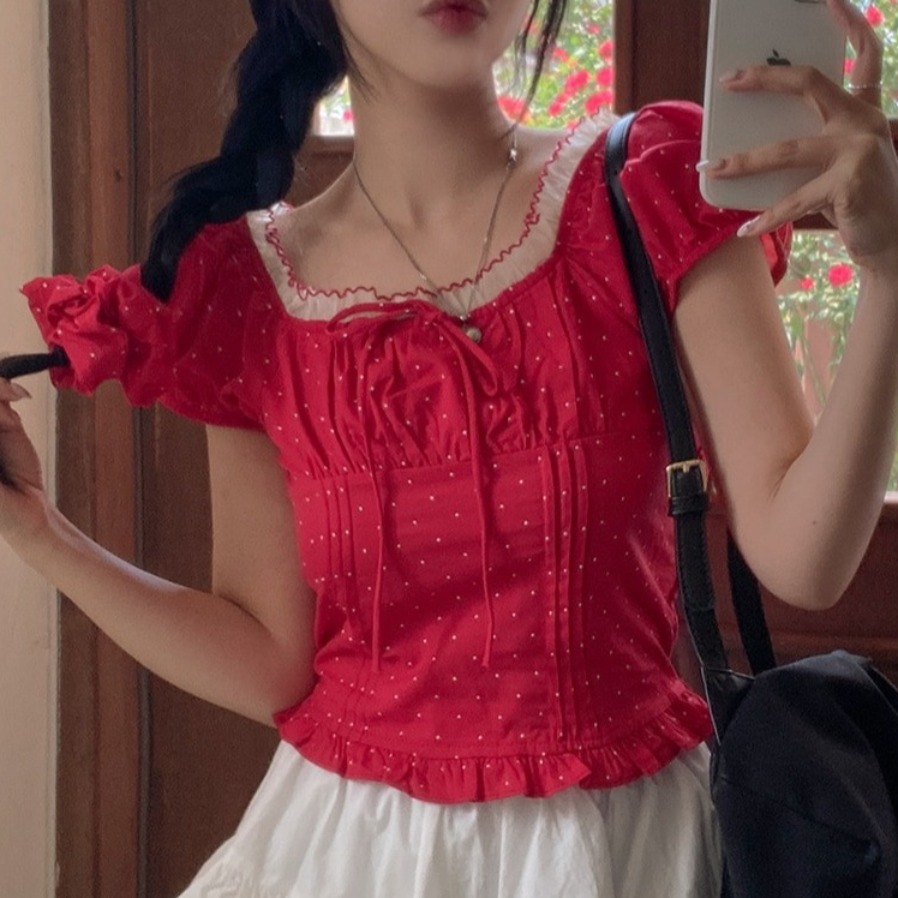 Zomerse zoete bubbelmouw polka - Corset Waist Cinch recensie en prijs