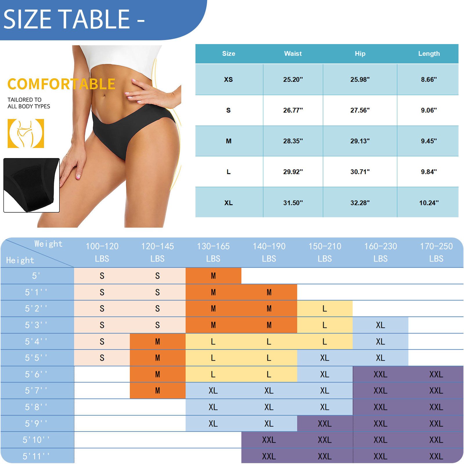 Menstruatiebadpak Dames Menstr - Period Panty Absorbent recensie en prijs