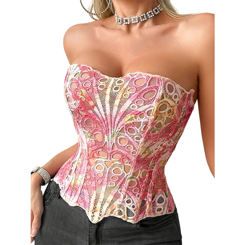 Sexy Bone Garment Corset Sheer - Cami Top Lace recensie en prijs