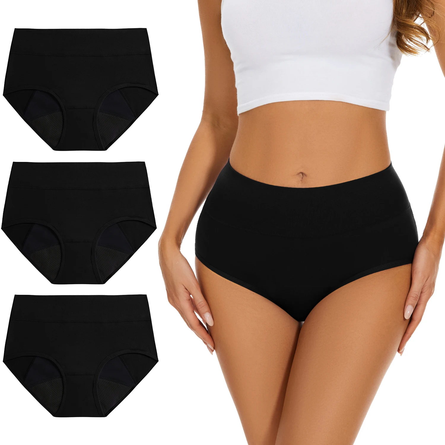 3 stks/partij Menstruatie Slip - Period Panty Absorbent recensie en prijs