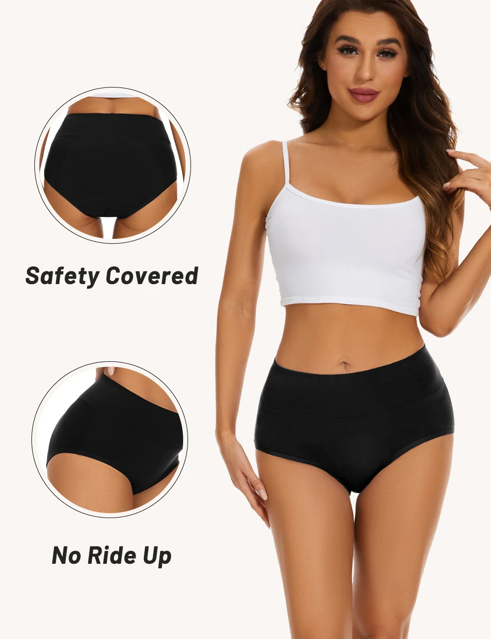 3 stks/partij Menstruatie Slip - Period Panty Absorbent recensie en prijs