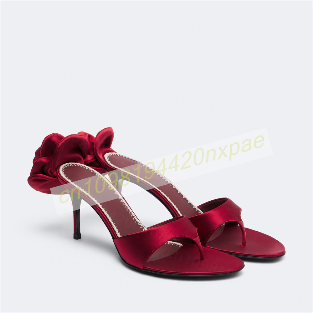 Dames rode satijnen thong mule - Slip Dress Satin recensie en prijs