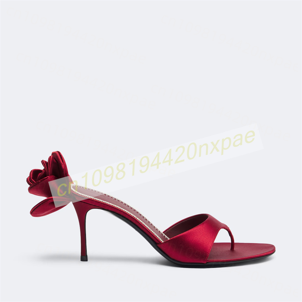 Dames rode satijnen thong mule - Slip Dress Satin recensie en prijs