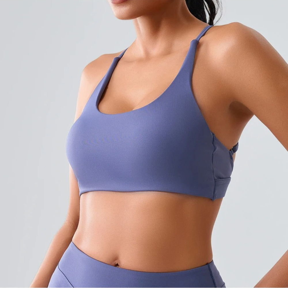 Sportbeha met halternek, hoge  - Sports Bra High Impact recensie en prijs