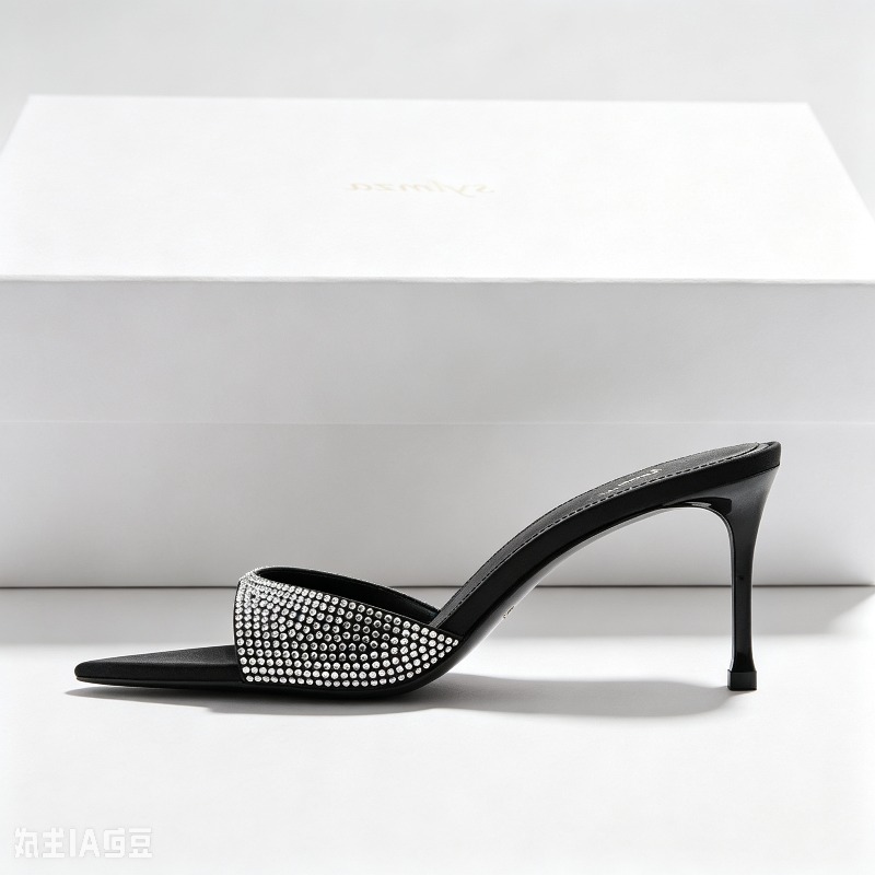 Strass Designer Hakken Slipper - Slip Dress Satin recensie en prijs