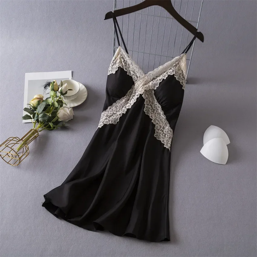 Dames sexy lingerie satijnen n - Babydoll Chemise Night recensie en prijs