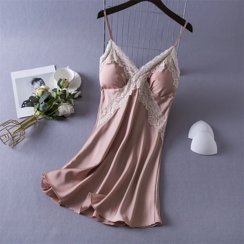 Dames sexy lingerie satijnen n - Babydoll Chemise Night recensie en prijs