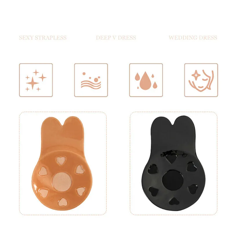 1 paar ademende siliconen bors - Silicone Bra Adhesive recensie en prijs