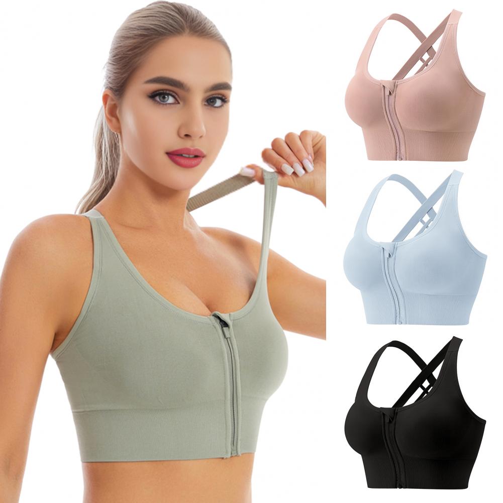 Draadloze sportbeha met ritssl - Sports Bra High Impact recensie en prijs