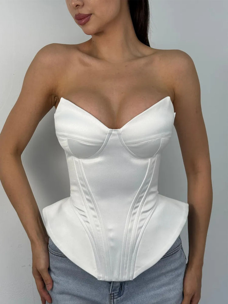 BKQU Sexy Fishbone Strapless C - Corset Waist Cinch recensie en prijs