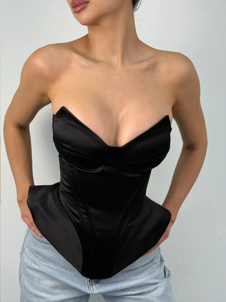 BKQU Sexy Fishbone Strapless C - Corset Waist Cinch recensie en prijs
