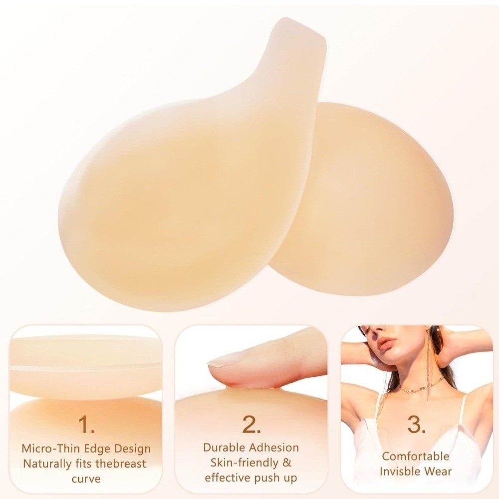 Naadloze siliconen tepelhoedje - Silicone Bra Adhesive recensie en prijs