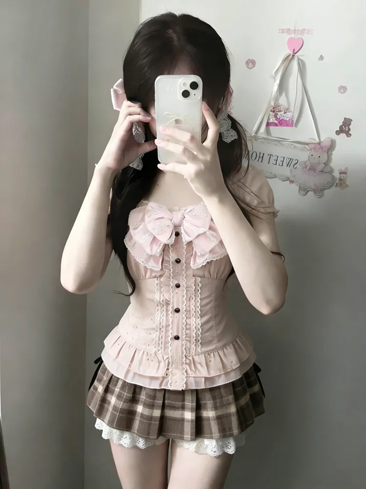 Japanse zoete driedelige set v - Cami Top Lace recensie en prijs